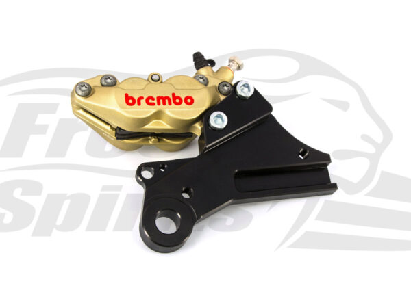 Rear brake caliper (Gold) 4 pot kit for Triumph Trident 660