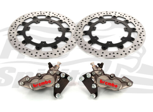 Harley Davidson Touring 2012 up - Bolt-in kit with 4p. (Titanium) calipers & rotors 320 mm