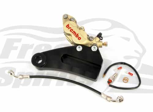 Kit freno Brembo posteriore 4 Pistoni per Harley Davidson Dyna 91-99